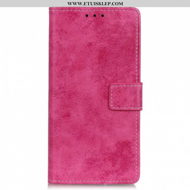Etui Folio do Motorola Edge 20 Pro Sztuczna Skóra W Stylu Vintage